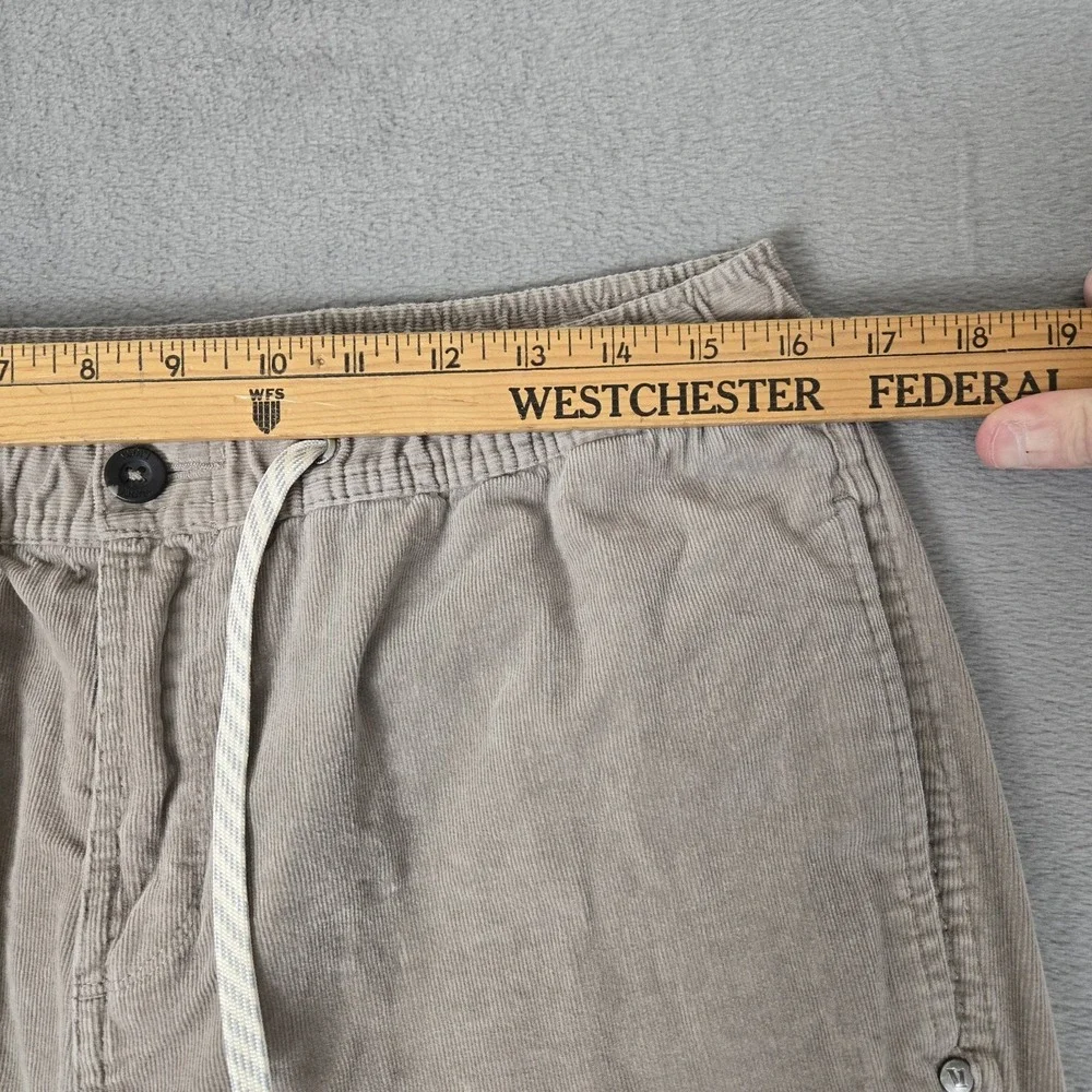 Vuori Optimist Corduroy‎ Pants Mens Large 32x30 Brown Drawstring V440